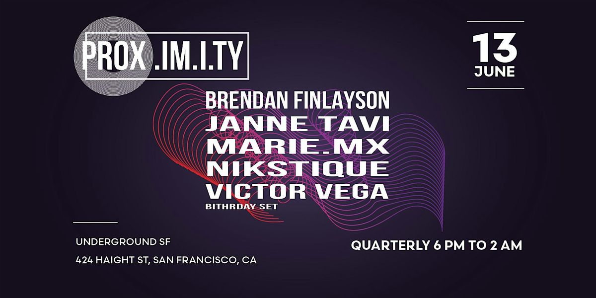 PROX.CREW & FRIENDS FRIDAY THE 13TH EDITION, 13 June | Event in San Francisco | AllEvents