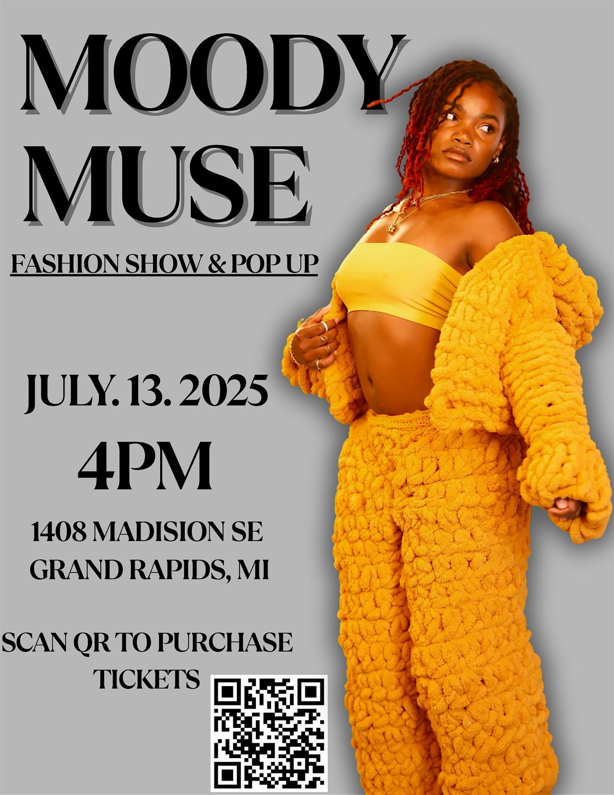 Moody Muse: Fashion show & Pop up, 13 July | Event in Grand Rapids | AllEvents