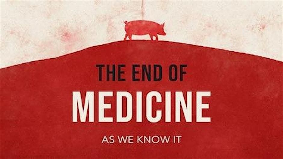 Dinner and Film Screening" The End of Medicine", 25 August | Event in Sunnyvale | AllEvents
