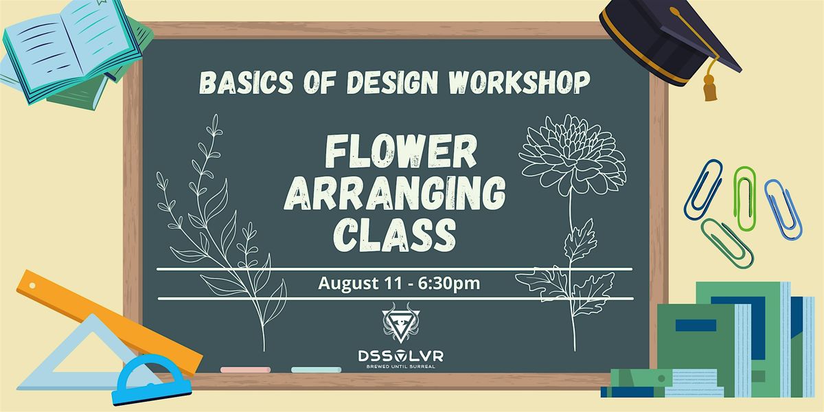 Basics of Design Workshop - Flower Arranging Class, 11 August | Event in Durham | AllEvents