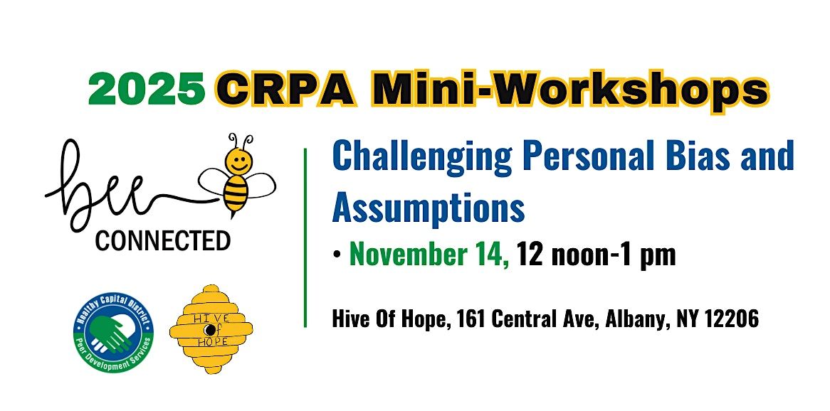 Challenging Personal Bias and Assumptions, 14 November | Event in Albany | AllEvents