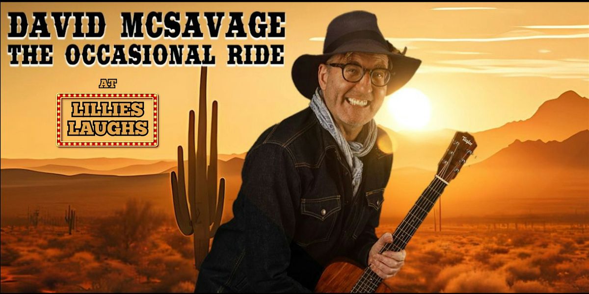 David McSavage “The Occasional Ride” at Lillies Laughs, 15 January | Event in Sligo | AllEvents