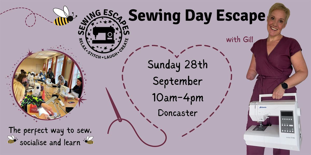 Sewing Day Escape - Sunday 28th September with Gill, 28 September | Event in Sprotbrough | AllEvents