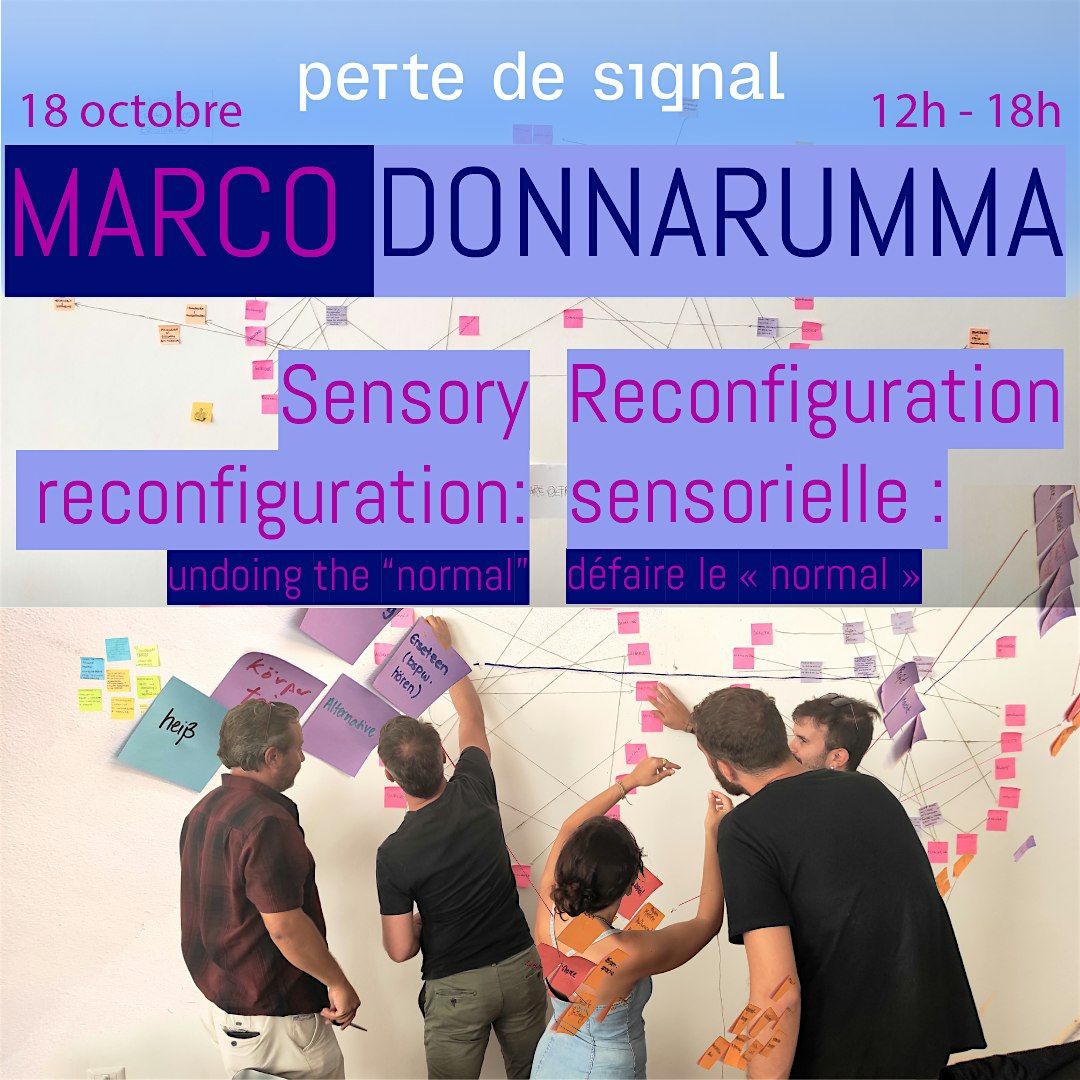 Sensory Reconfiguration / Reconfiguration sensorielle, 18 October | Event in Montréal | AllEvents