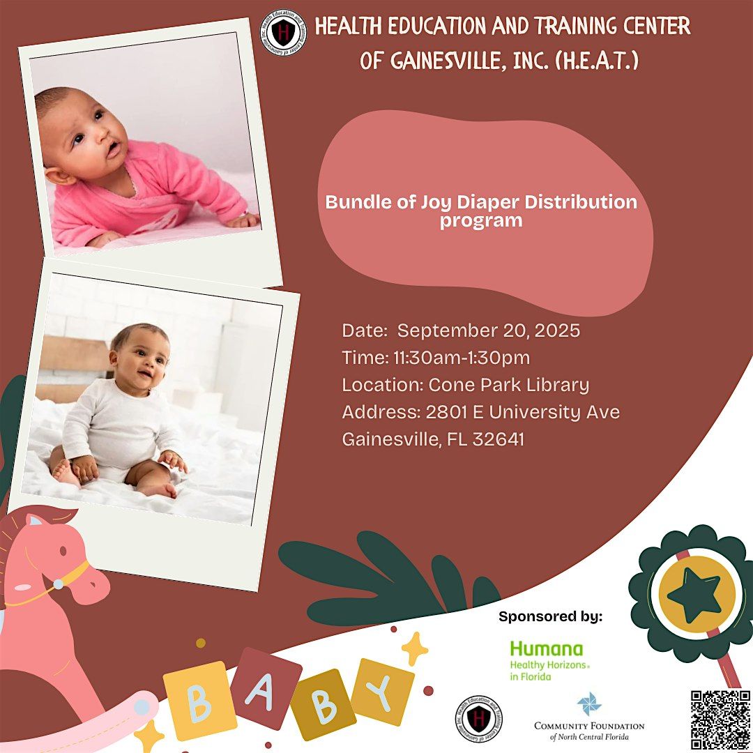Bundle of Joy Diaper Distribution Program, 20 September | Event in Gainesville | AllEvents