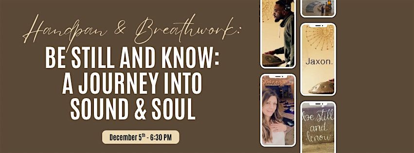 Be Still and Know: A Journey Into Sound & Soul, 5 December | Event in Annapolis | AllEvents