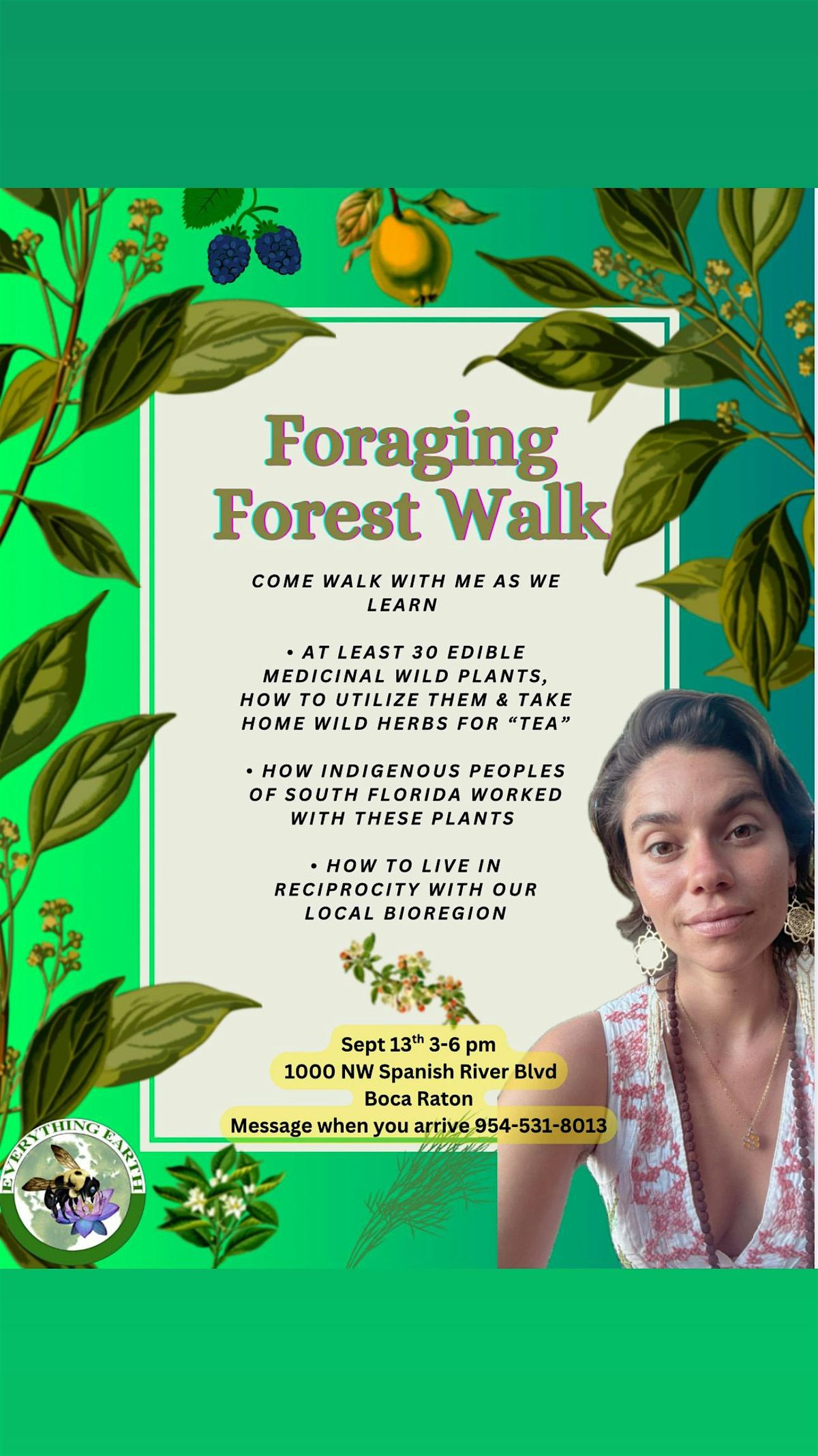 Foraging Forest Walk, 13 September | Event in Boca Raton | AllEvents