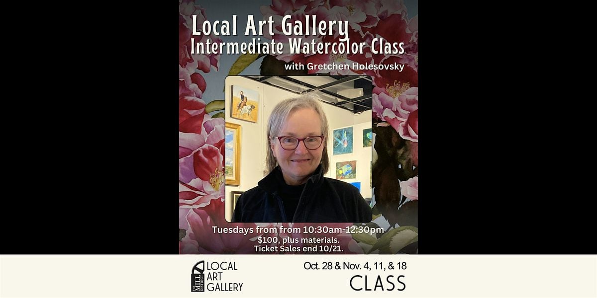 Intermediate Watercolor Class with Gretchen Holesovsky, 28 October | Event in Amherst | AllEvents