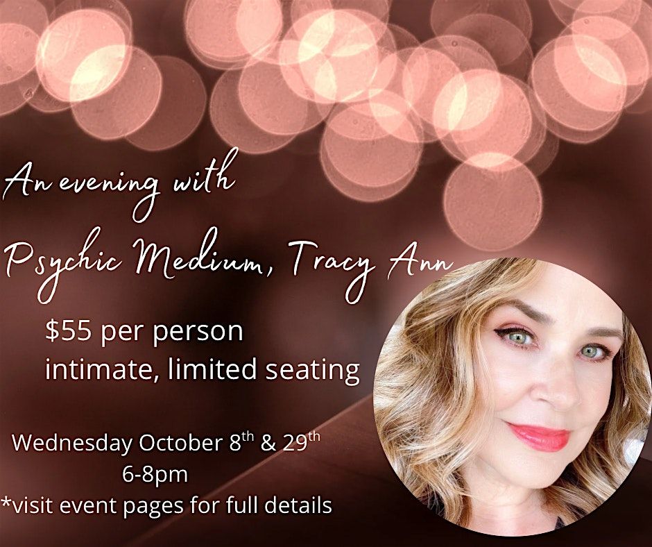 10/8  Psychic Medium, Tracy Ann at the Grey Goat, 8 October | Event in Branford | AllEvents