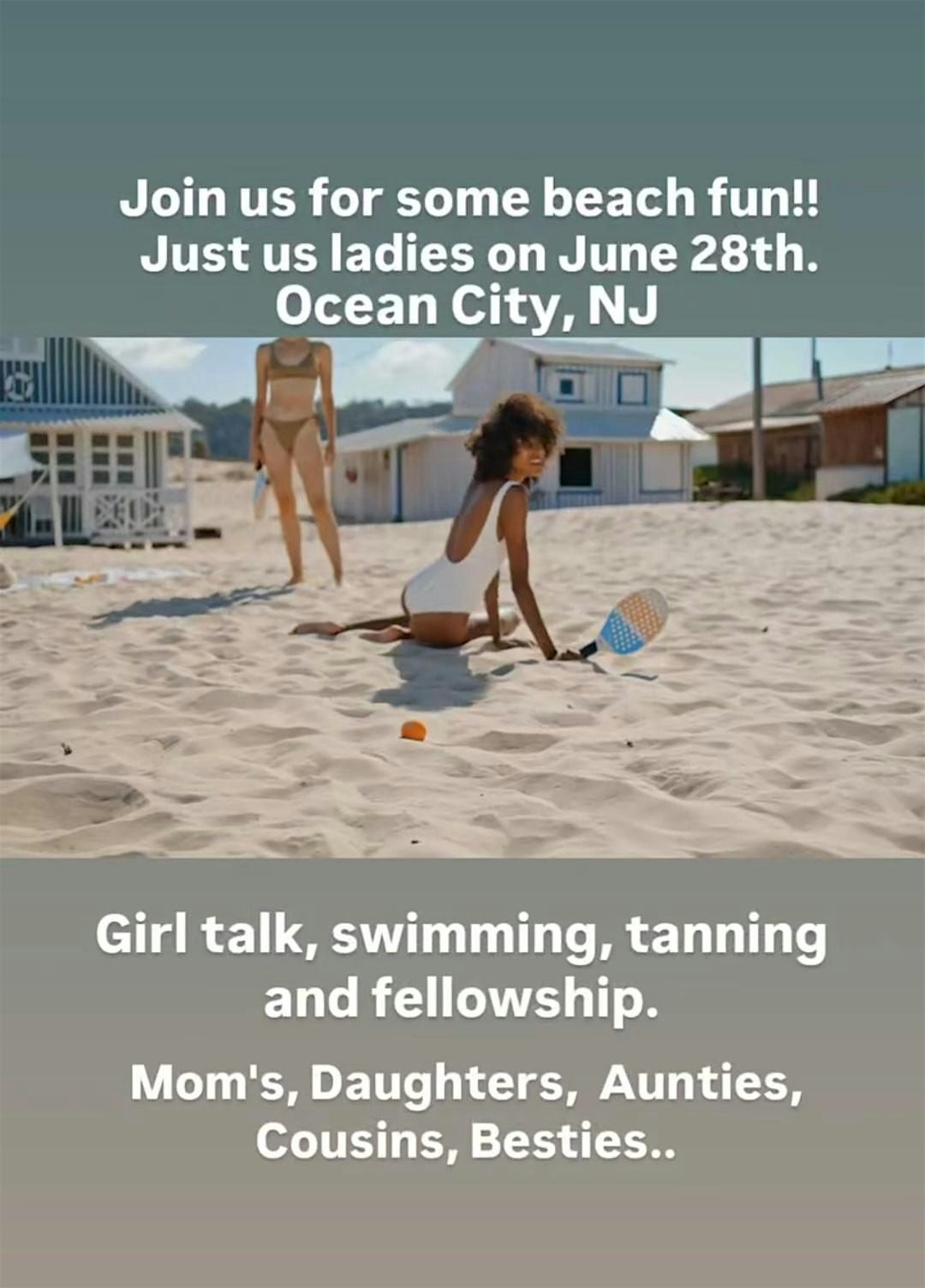 A Beachside Date With Sis, 9 August | Event in Ocean City | AllEvents