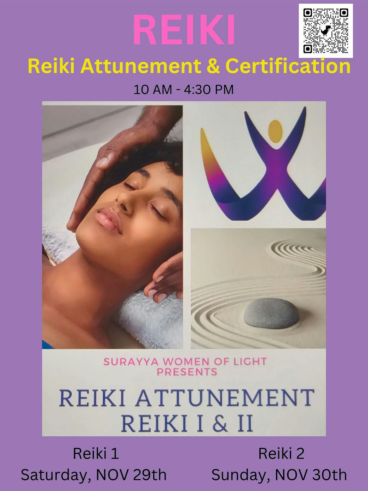 REIKI 1 & 2 CERTIFICATION WORKSHOP, 29 November | Event in Atlanta | AllEvents