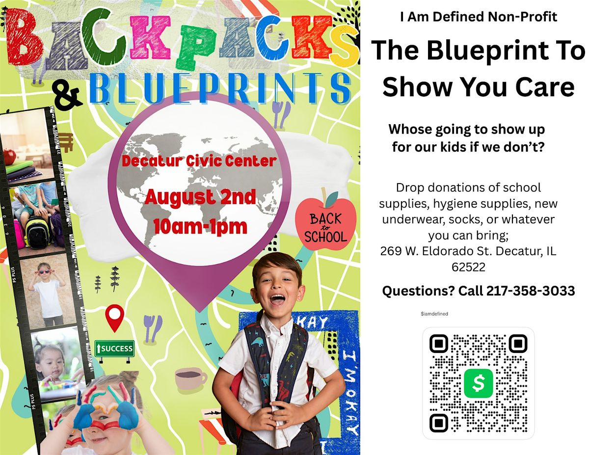 Backpacks and Blueprints, 2 August | Event in Decatur | AllEvents