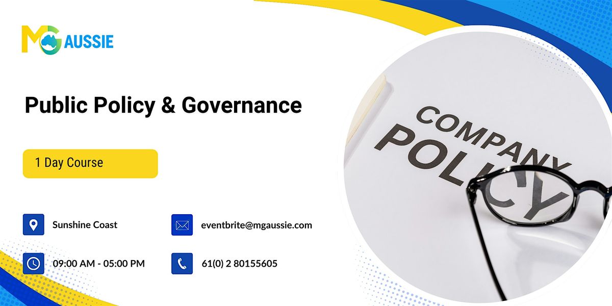 Public Policy & Governance: 1 Day workshop for NGOs in Sunshine Coast | Event in Sunshine Coast | AllEvents