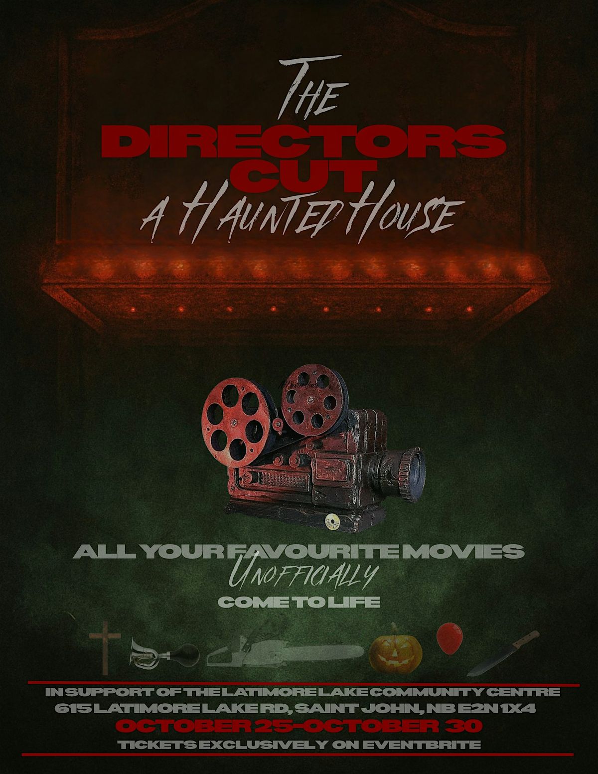 The Director’s Cut - A Haunted House, 25 October | Event in Saint John | AllEvents