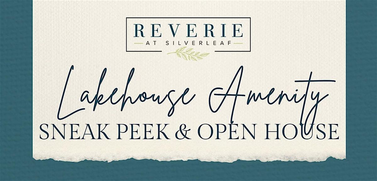 Lake House Amenity Sneak Peek & Open House, 21 August | Event in St. Augustine | AllEvents