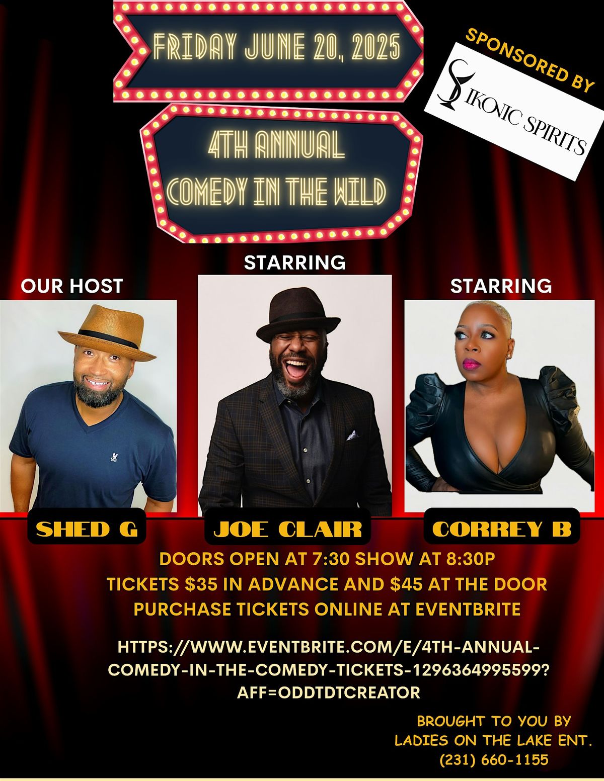 4th Annual Comedy In The Comedy, 20 June | Event in Idlewild | AllEvents