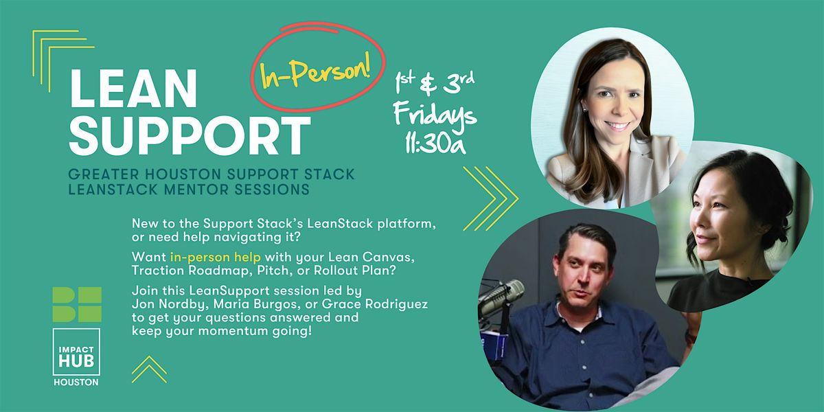 Greater Houston Support Stack: LeanSupport IN-PERSON, 1 August | Event in Houston | AllEvents