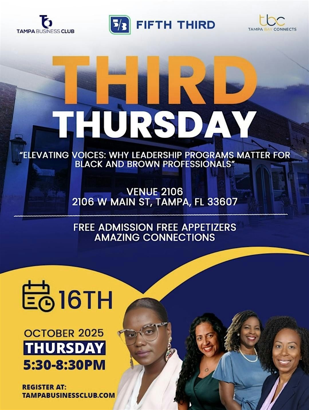 Third Thursday Networking Firechat@Venue 2106. Free admission150+ Attendees, 16 October | Event in Tampa | AllEvents