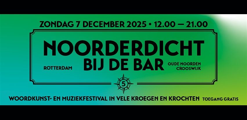Noorderdicht bij de Bar gidstours, 7 December | Event in Rotterdam | AllEvents