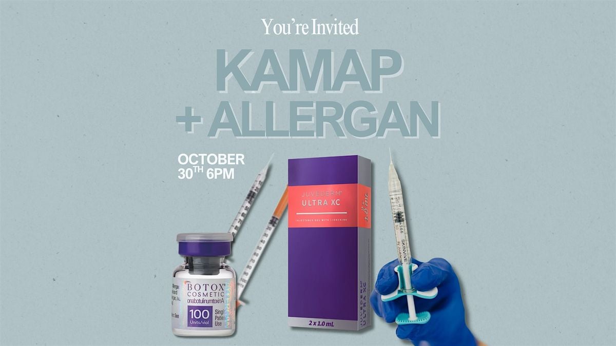 KAMAP Hosts Allergan Aesthetics, 30 October | Event in Louisville | AllEvents