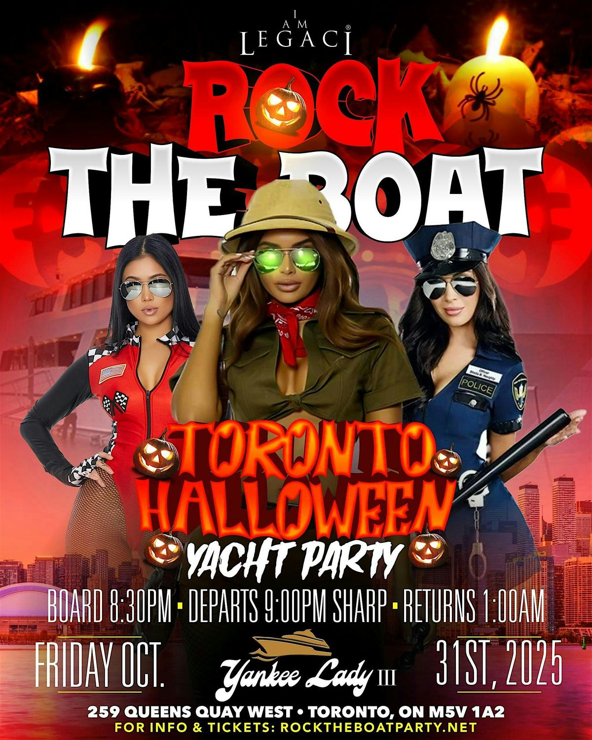 Rock The Boat: Toronto’s Ultimate Halloween Yacht Party 2025, 31 October | Event in Toronto | AllEvents
