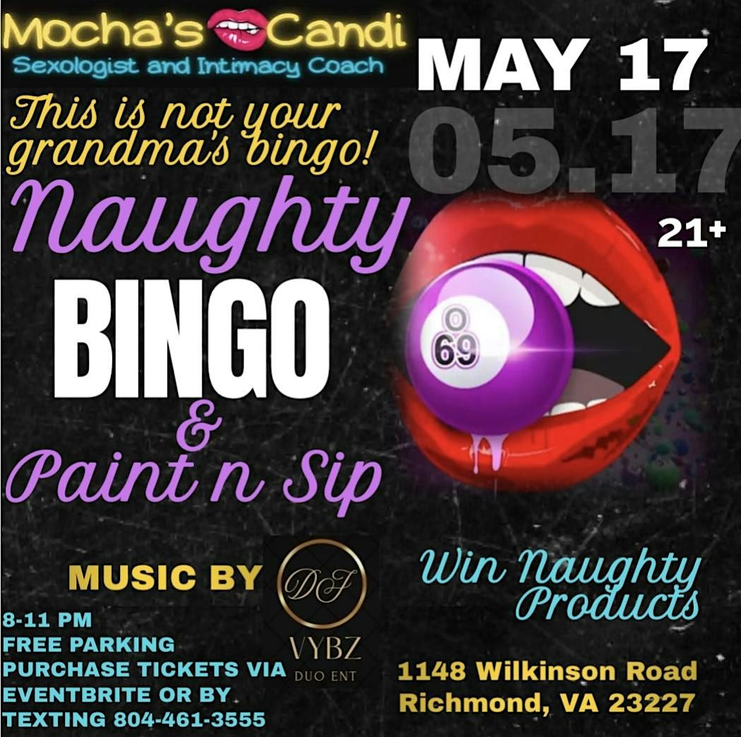 Naughty Bingo/Naughty Paint n Sip, 17 May | Event in Richmond | AllEvents