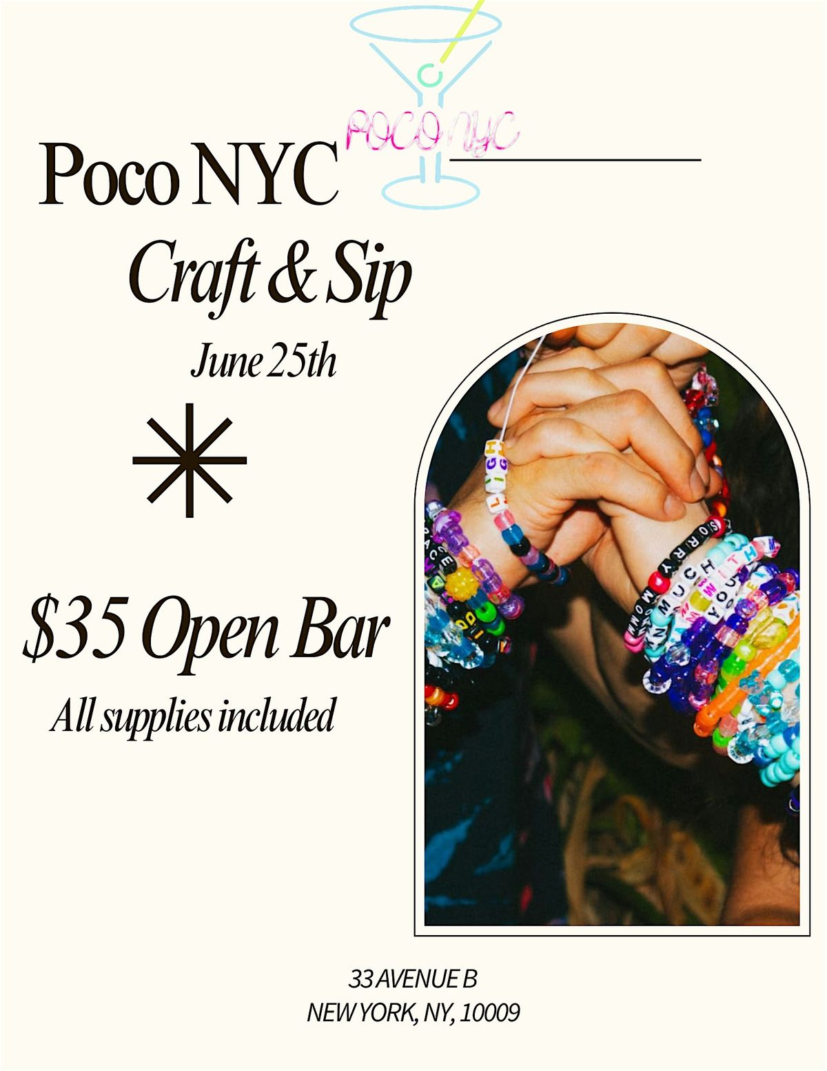 Poco NYC CRAFT & SIP, 25 June | Event in New York | AllEvents