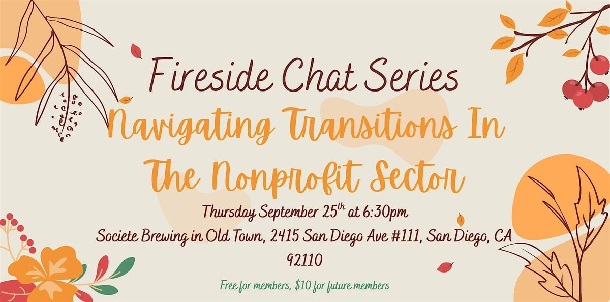 Navigating Transitions In The Nonprofit Sector, 25 September | Event in San Diego | AllEvents