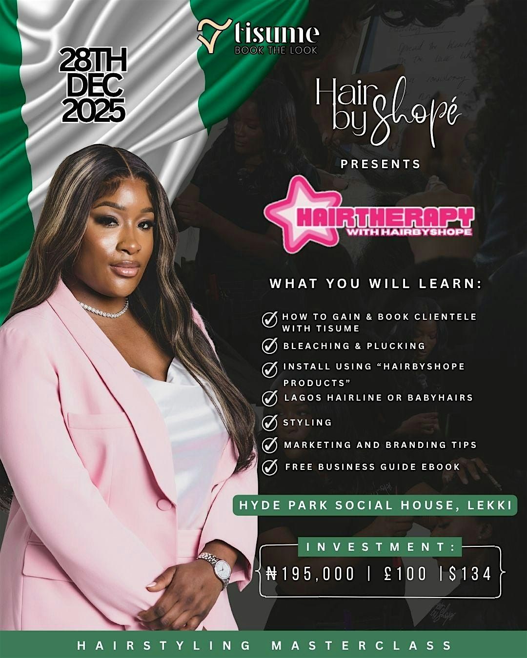The Hair Therapy Live Masterclass, 28 December | Event in Lekki | AllEvents