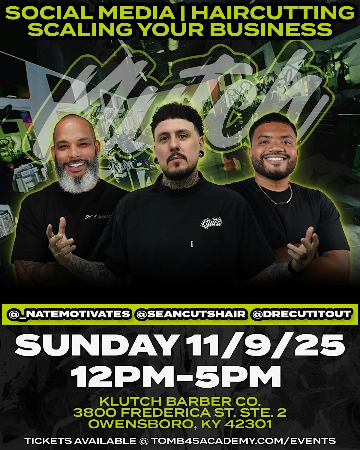 Adapt Tour with Seancutshair, Sunday November 9th 2026, 9 November | Event in Owensboro | AllEvents