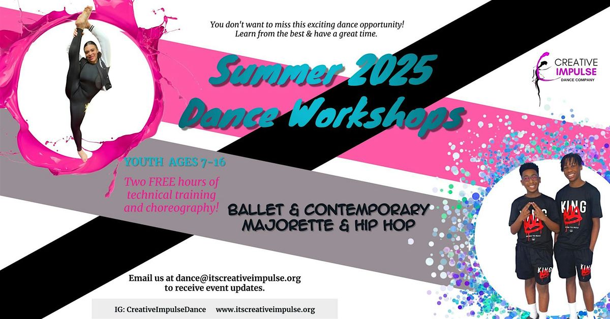 Creative Impulse's Summer Dance Workshops, 14 June | Event in Baltimore | AllEvents
