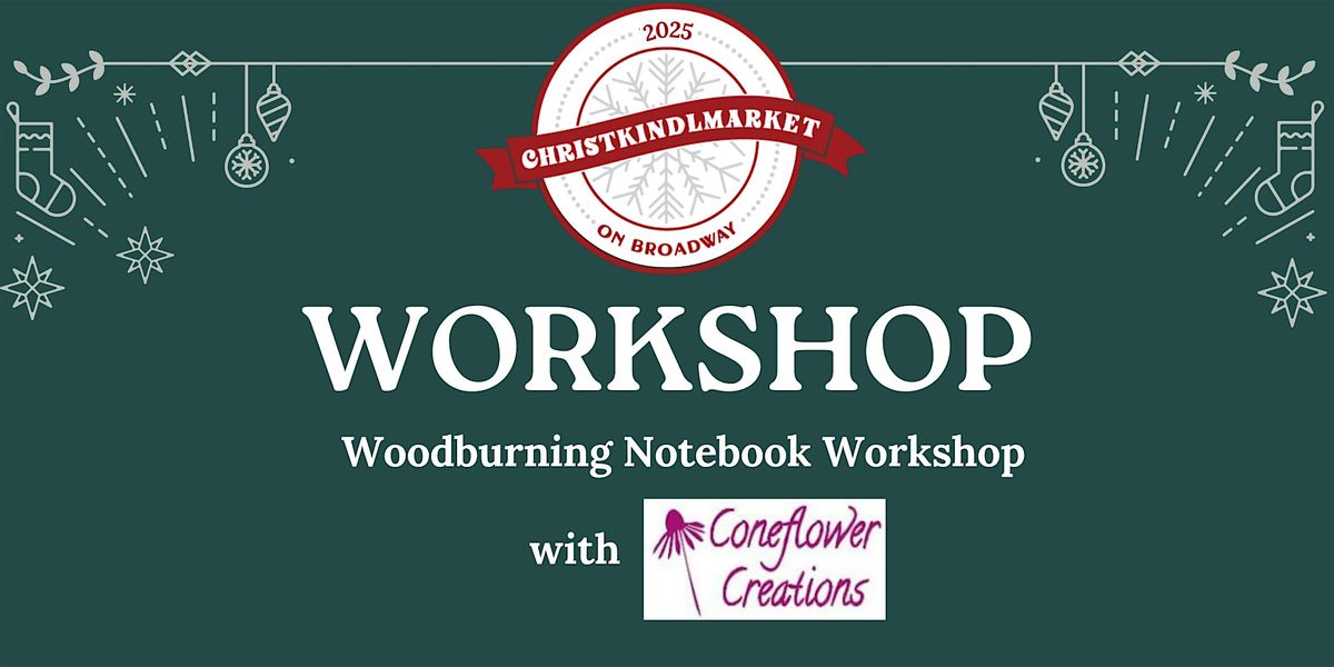 Woodburning Notebook Workshop with Coneflower Creations, 6 December | Event in Green Bay | AllEvents