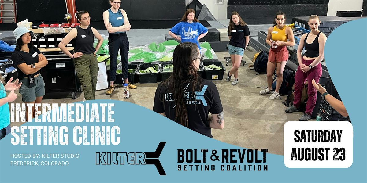 Intermediate Routesetting Clinic with Bolt and Revolt and Kilter, 23 August | Event in Frederick | AllEvents