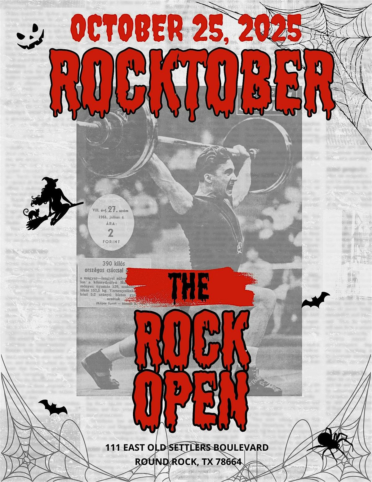 ROCKtober - The Rock Open, 25 October | Event in Round Rock | AllEvents