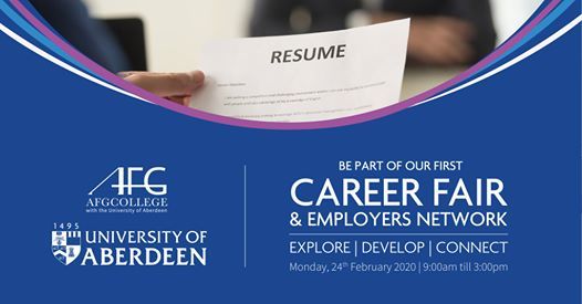 Career Fair At Afg College With The University Of Aberdeen