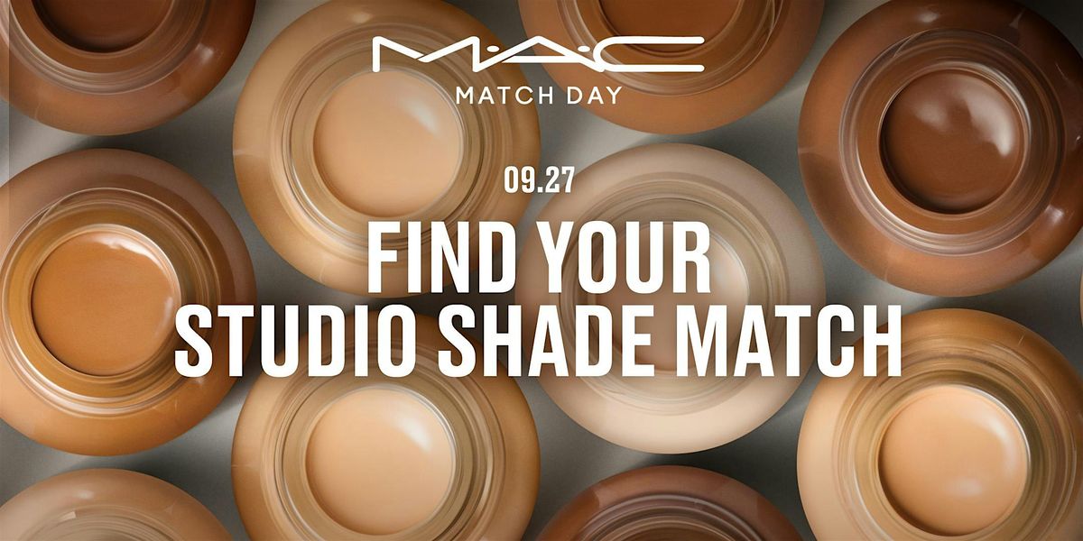 YOU'RE INVITED TO M·A·C MATCH DAY, 27 September | Event in Newark | AllEvents