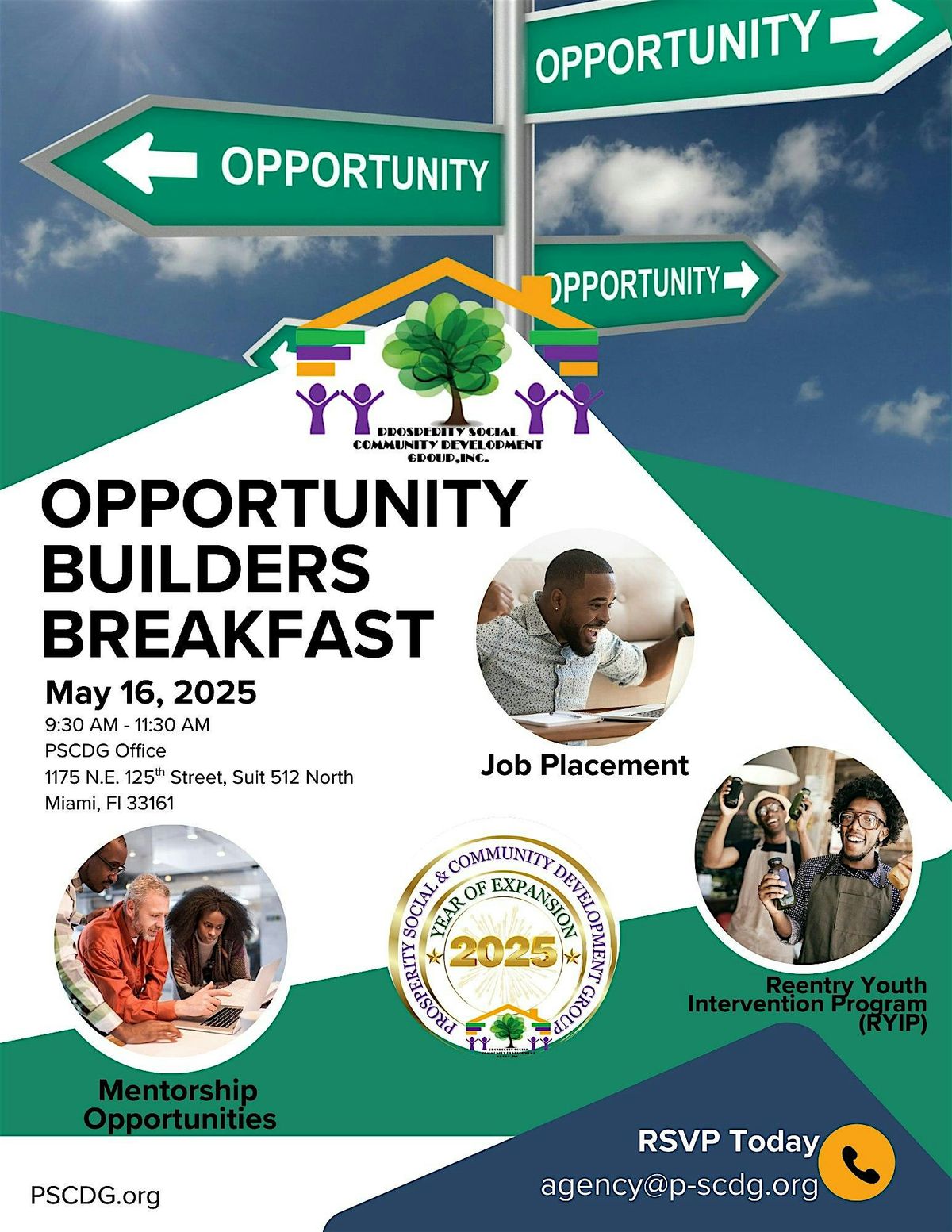 Opportunity Builders Breakfast, 16 May | Event in North Miami | AllEvents