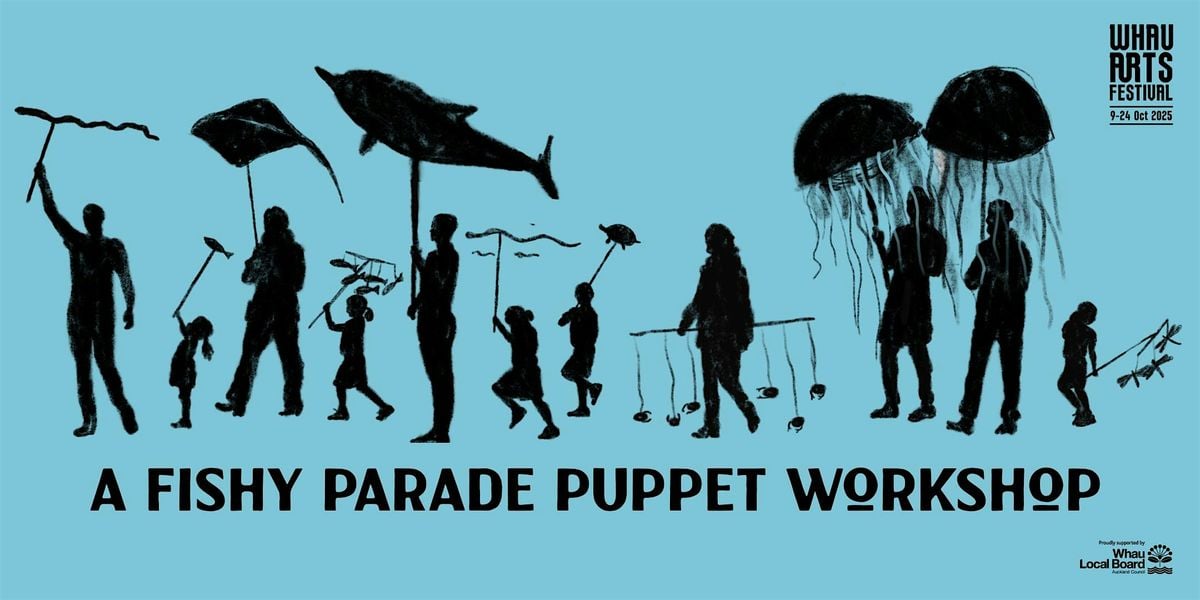 Puppet making workshop for A Fishy Parade - Blockhouse Bay, 11 October | Event in Auckland | AllEvents