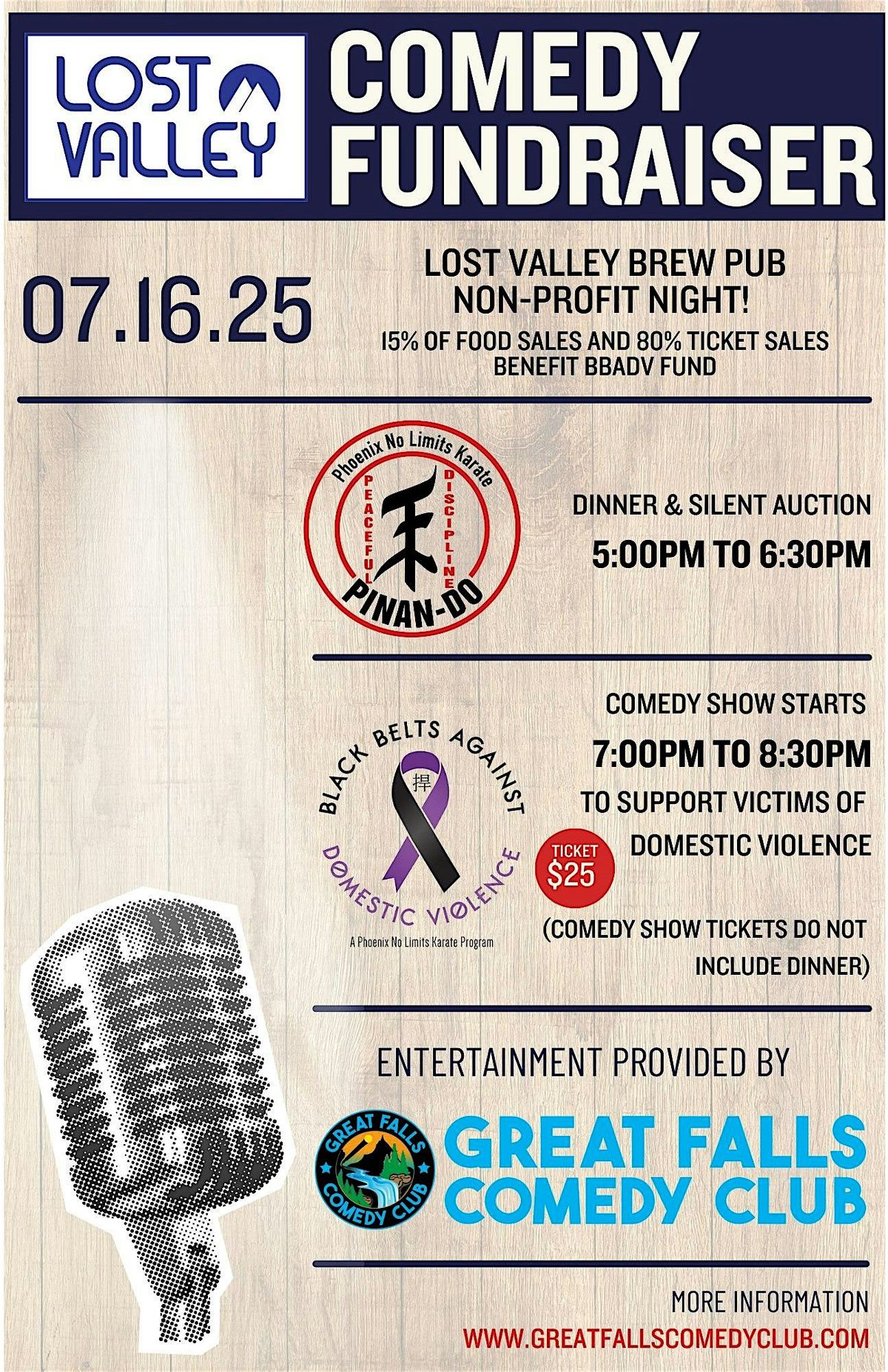 Phoenix No Limits Karate Comedy Fundraiser @ Lost Valley, 16 July | Event in Auburn | AllEvents