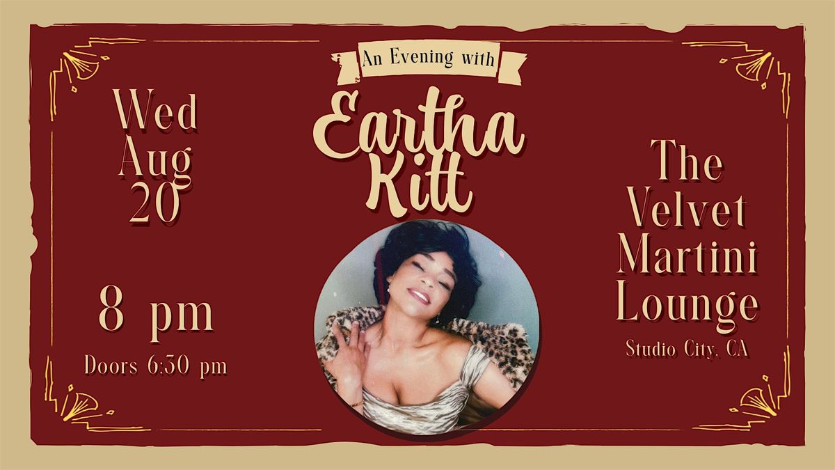 An Evening with Eartha Kitt Live!, 20 August | Event in Los Angeles | AllEvents