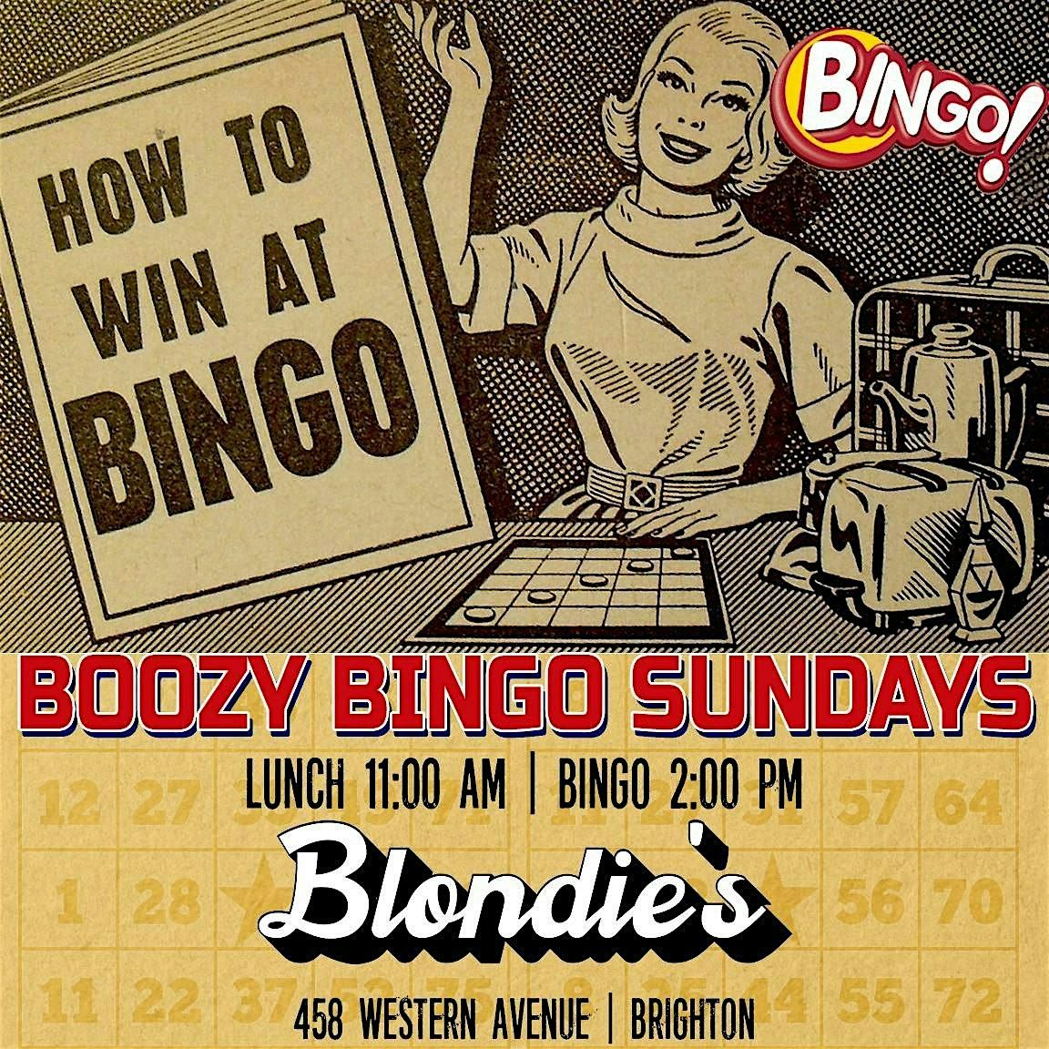 BOOZY BINGO SUNDAYS @ BLONDIE'S | Event in Boston | AllEvents