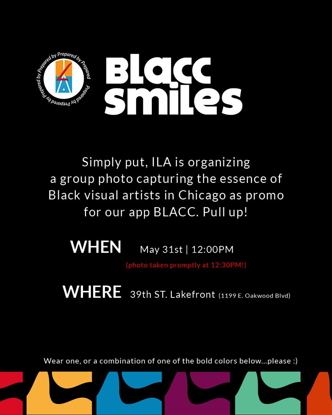 BLACC Smiles Photoshoot, 31 May | Event in Chicago | AllEvents