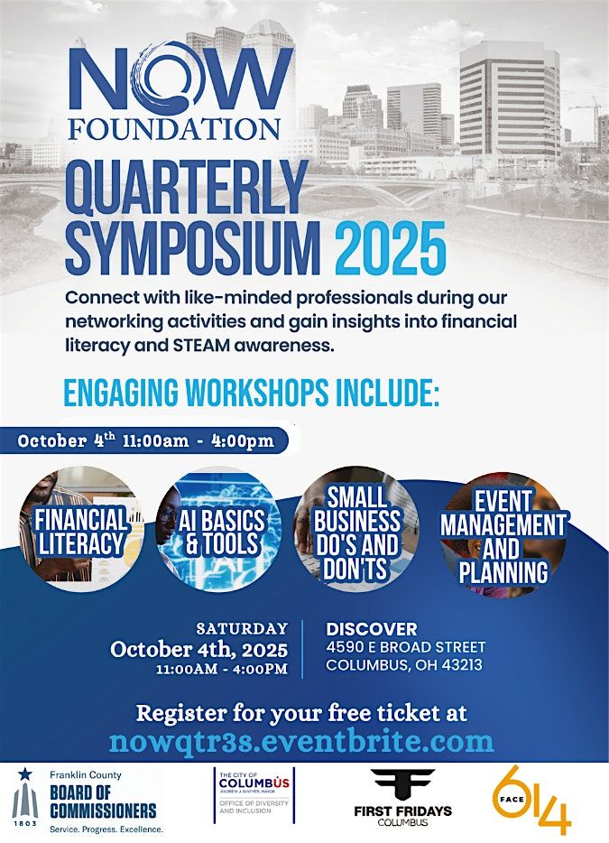 Now Foundation Quarterly Symposium, 4 October | Event in Columbus | AllEvents