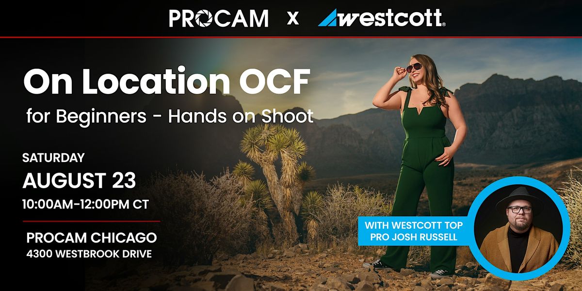 On Location OCF for Beginners with Westcott Top Pro Josh Russell - CHI, 23 August | Event in Aurora | AllEvents