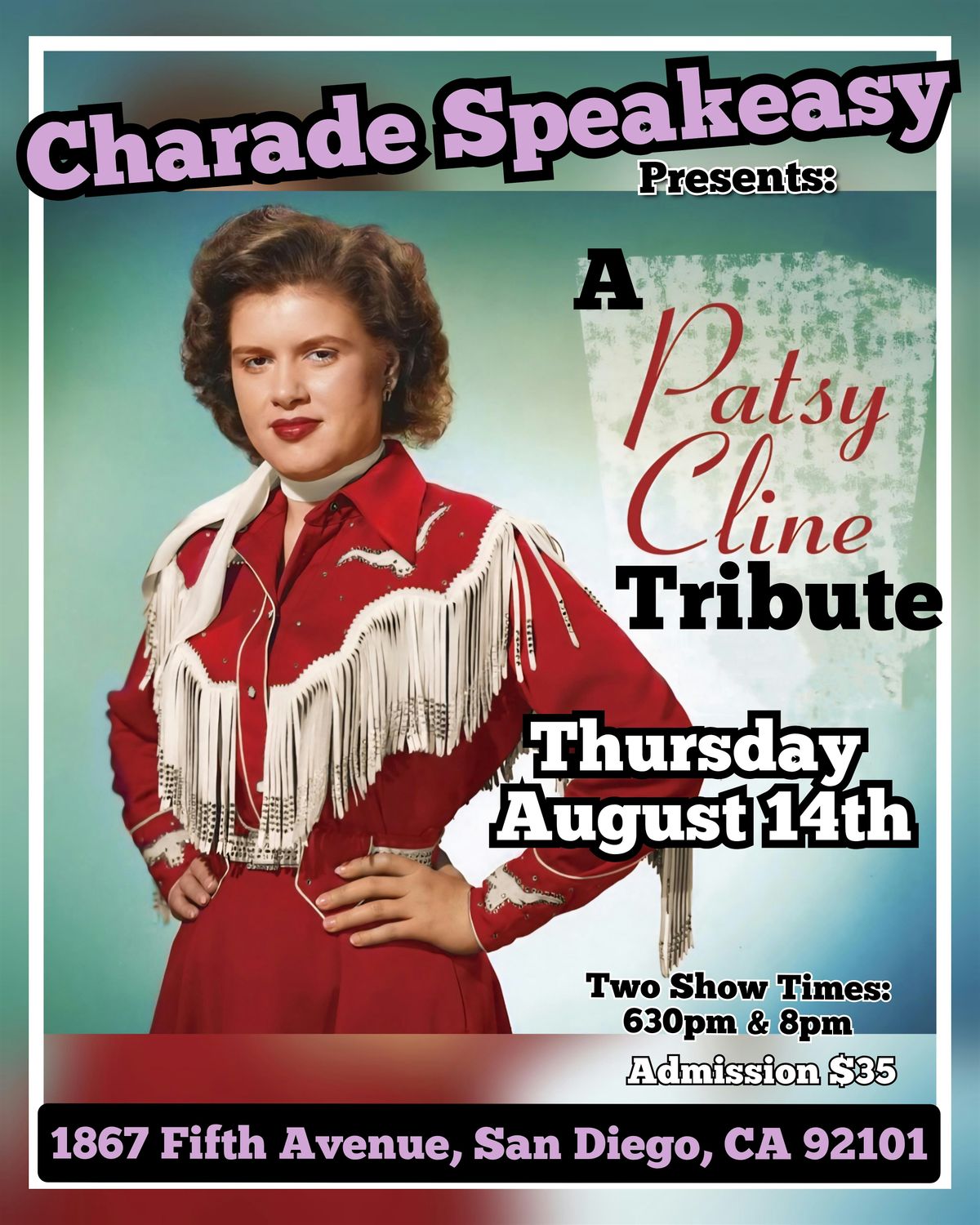 A Tribute to Patsy Cline at Charade | Event in San Diego | AllEvents