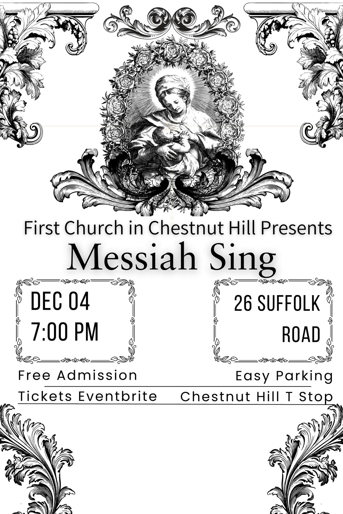 Handel's Messiah, 4 December | Event in Newton | AllEvents