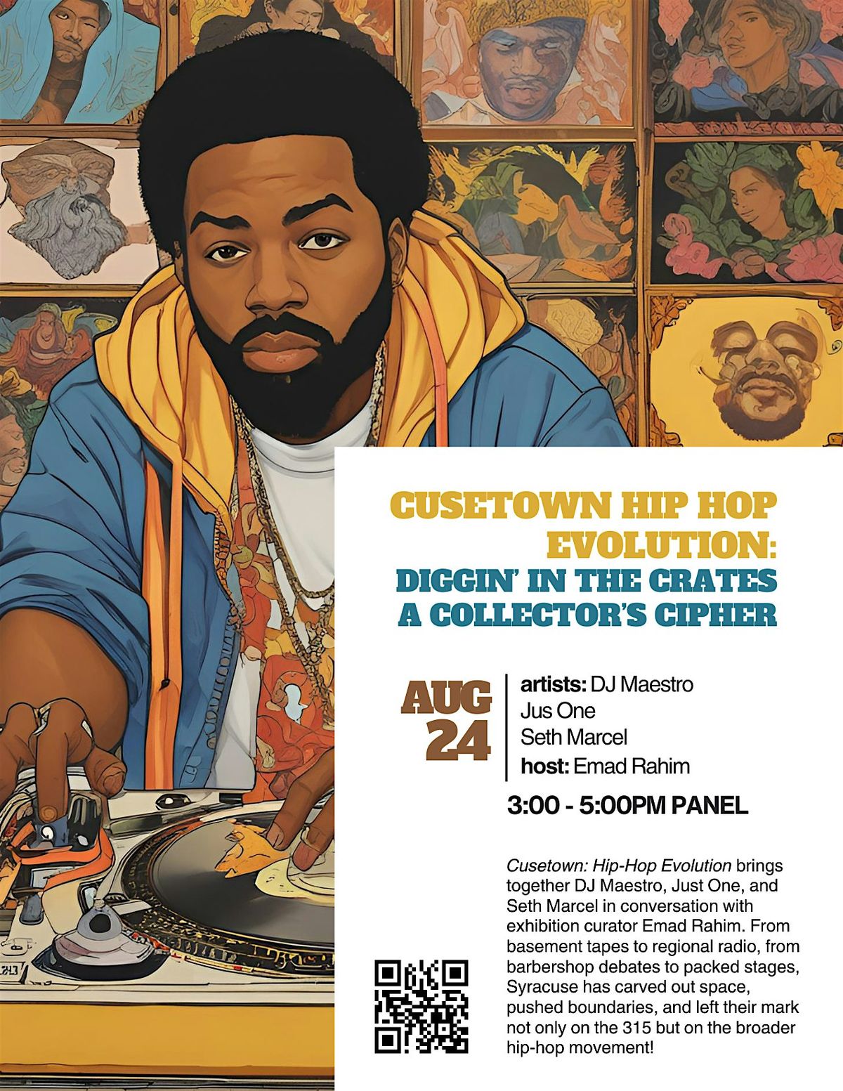 CUSETOWN HIP-HOP EVOLUTION: DJ MAESTRO, JUS ONE, SETH MARCEL, 24 August | Event in Syracuse | AllEvents