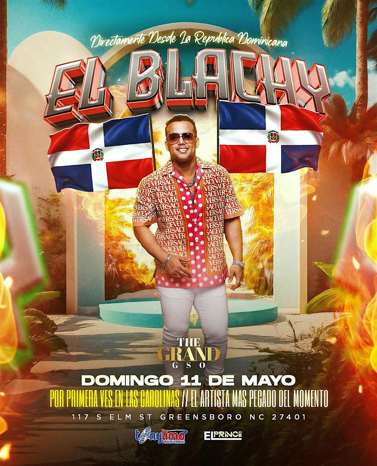 “EL BLACHY EN VIVO” DOMINGO 11 DE MAYO ~THE GRAND GSO, 11 May | Event in Greensboro | AllEvents