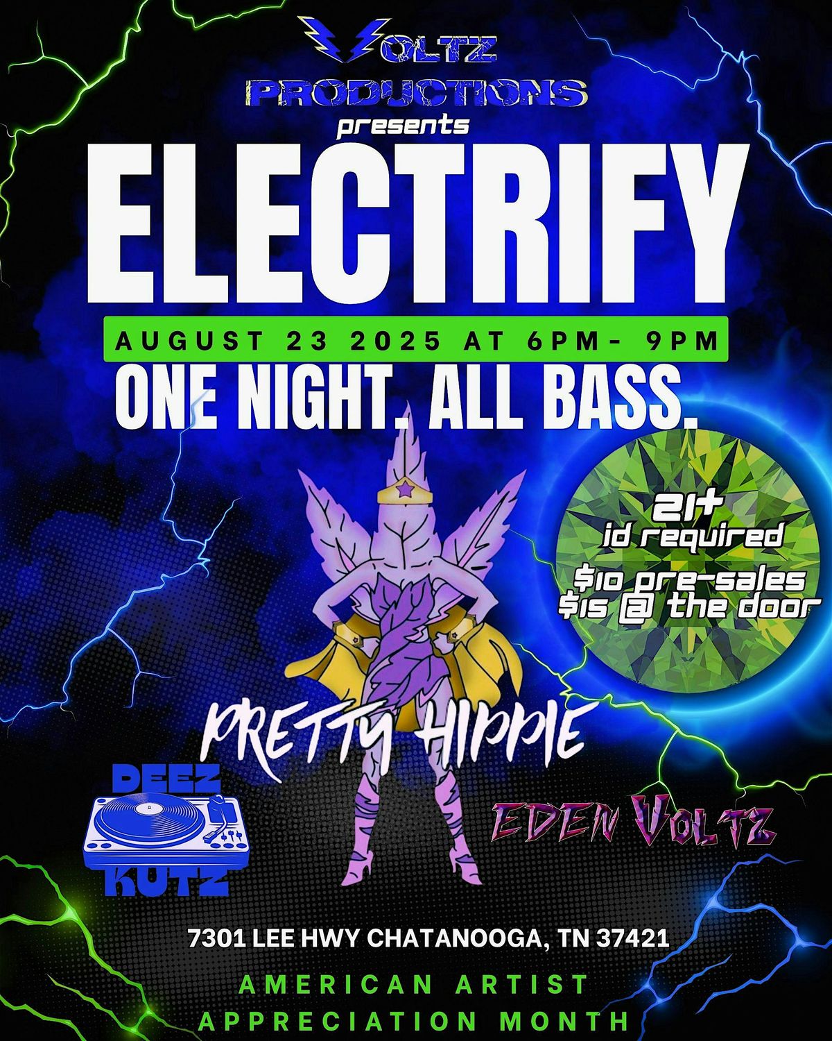 Voltz Productions presents: Electrify - The Revival, 23 August | Event in Chattanooga | AllEvents