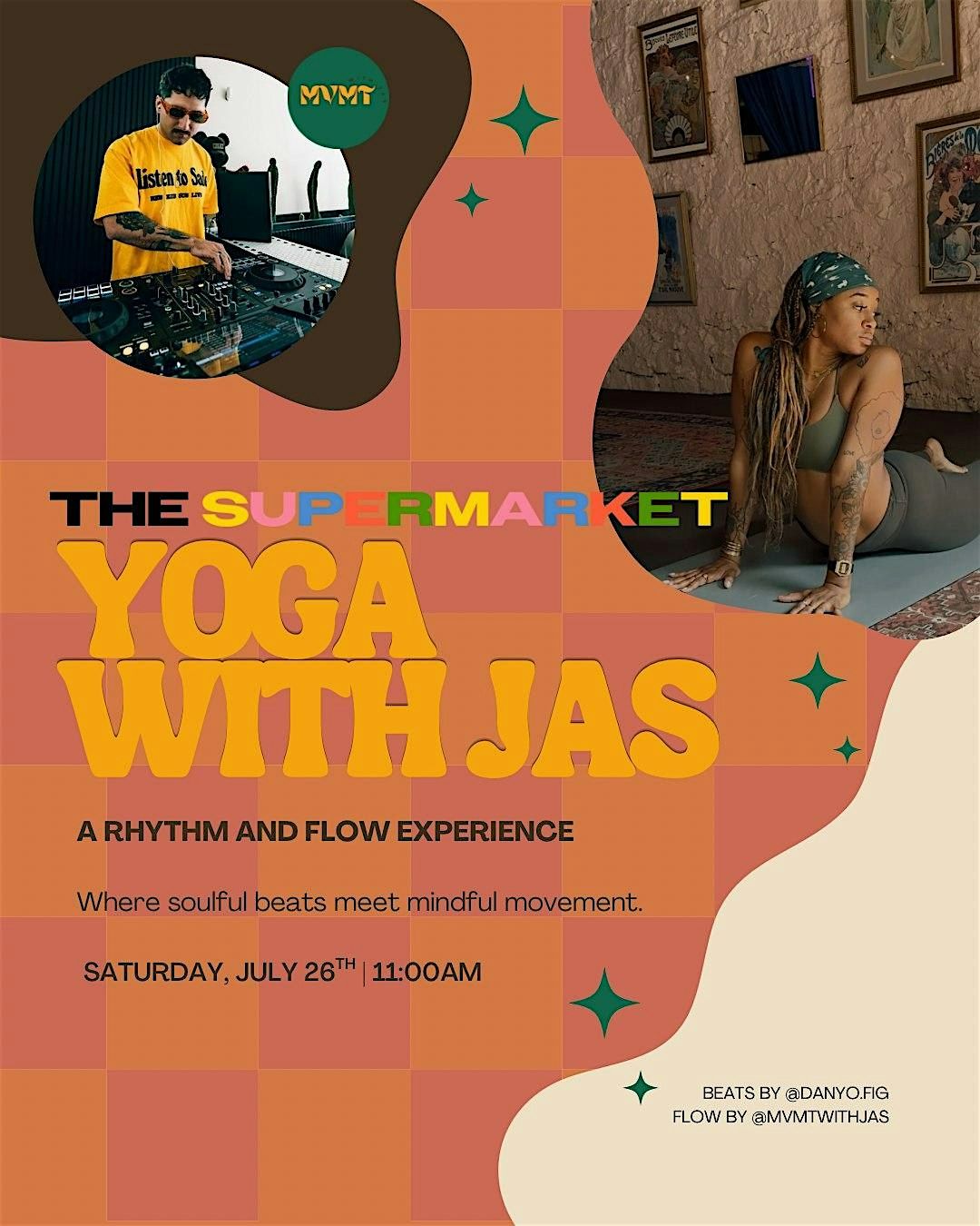 Yoga with Jas: The Rhythm & Flow Experience, 26 July | Event in Atlanta | AllEvents